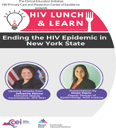 HIV Lunch & Learn: Ending the Epidemic in New York State