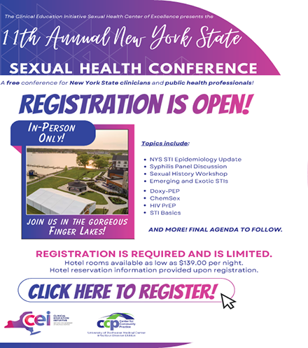 REGISTRATION IS OPEN! 11th Annual NYS Sexual Health Conference