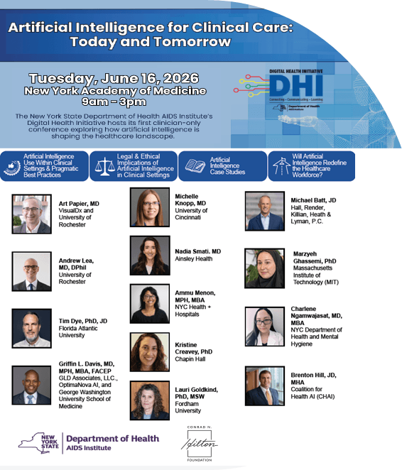 Digital Health Initiative 2026 Conference: Artificial Intelligence for Clinical Care Today and Tomorrow