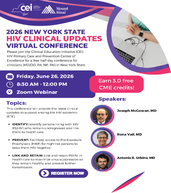 2026 NYS HIV Clinical Updates Virtual Conference