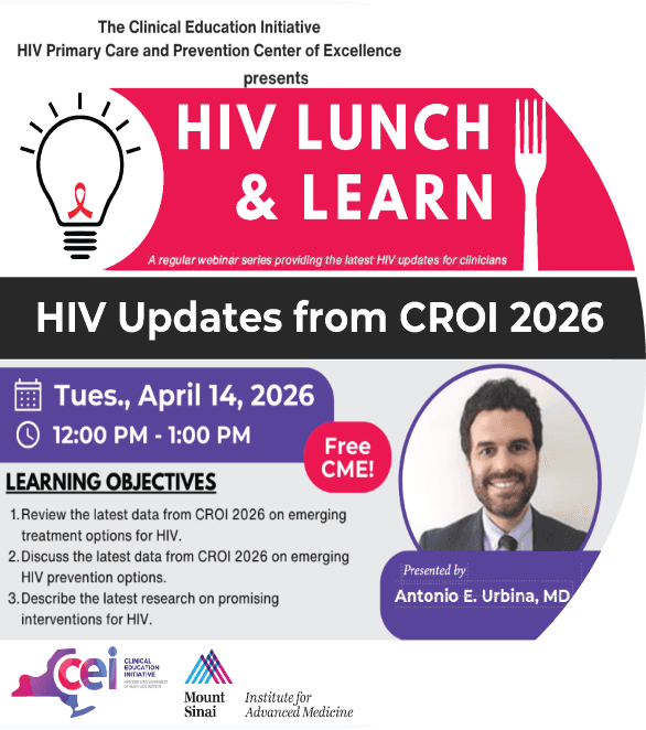 HIV Lunch & Learn: HIV Updates from CROI 2026
