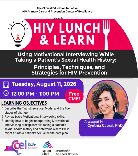 Using Motivational Interviewing While Taking a Patient’s Sexual Health History: Principles, Techniques, and Strategies for HIV Prevention