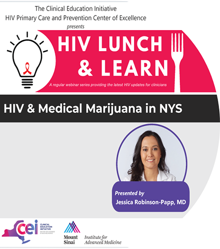 HIV Lunch & Learn: HIV & Medical Marijuana in New York State