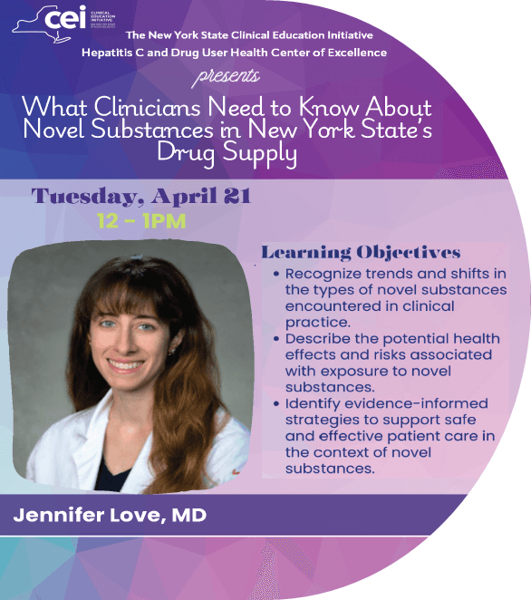 What Clinicians Need to Know About Novel Substances in New York State’s Drug Supply