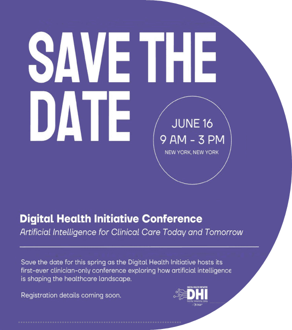 Save the Date! Digital Health Initiative 2026 Conference: Artificial Intelligence for Clinical Care Today and Tomorrow