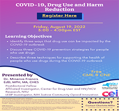 COVID-19, Drug Use and Harm Reduction