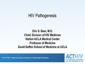 Best of ACTHIV 2020: HIV the Basics - HIV Pathogenesis