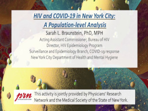 HIV and COVID-19 in New York City: A Population-level Analysis