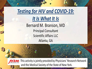Testing for HIV and COVID-19: It Is What It Is