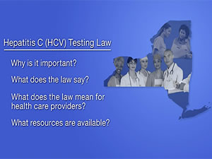 PSA: New York State Hepatitis C Testing Law